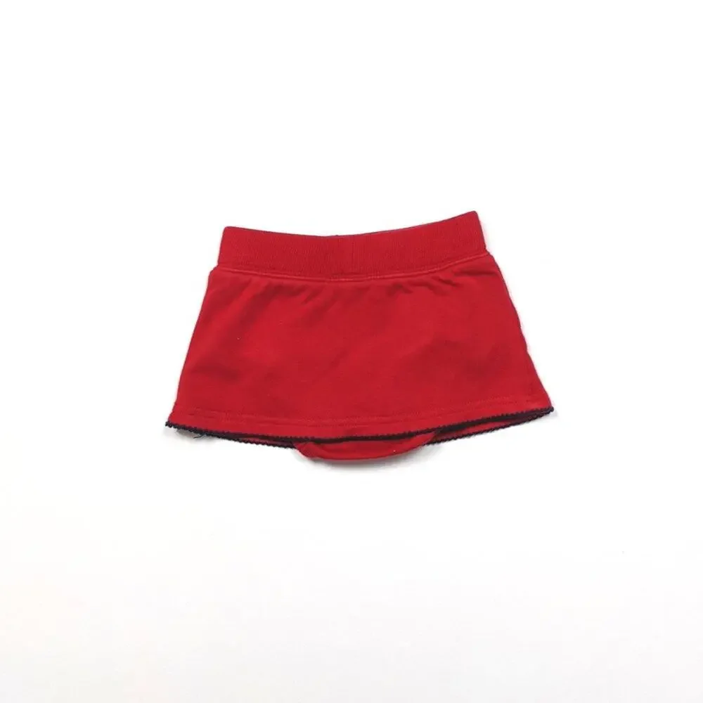 Oshkosh Bgosh Skort Baby Girls Size 3m Red